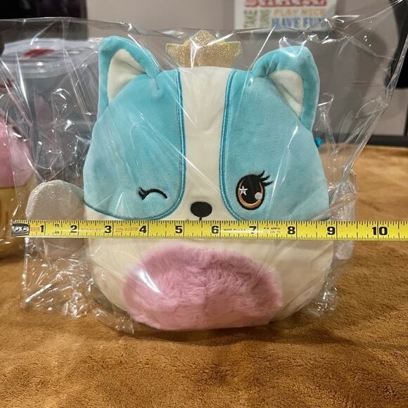 Squishmallow 8” Corgi Princess Plush Stuffed Animal Mystery Party City Squad - Picture 7 of 7